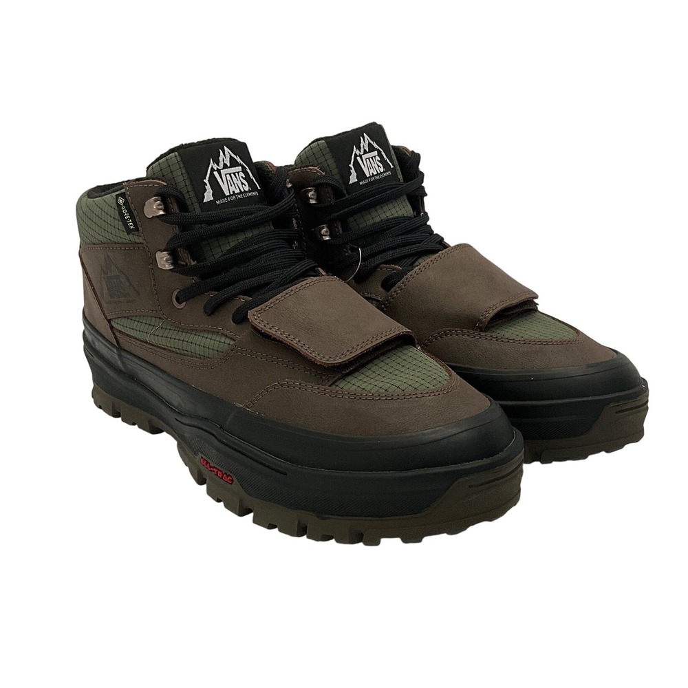 Vans MTE Mountain Mid Gore-Tex Insulated Waterproof Boots Green Brown Men 10 NWT